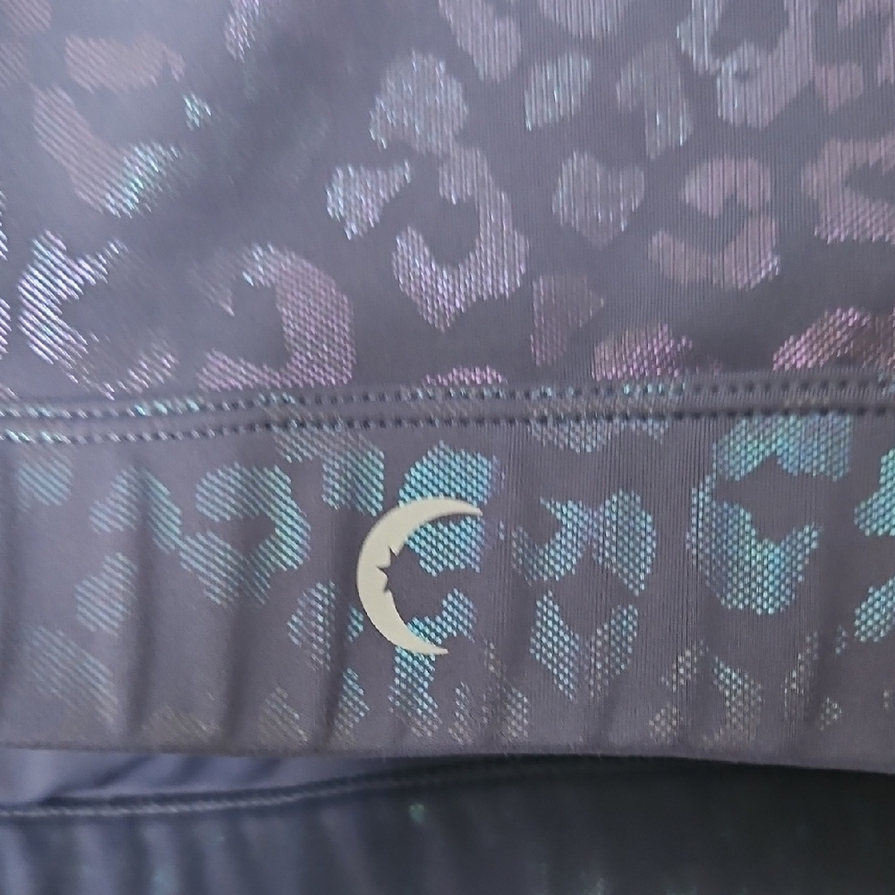 ZYIA Iridescent Leopard Sports Bra - Blue - Picture 4 of 5
